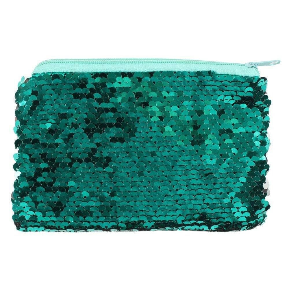 Reversible Sequins Mermaid Coin Purse with a Zip Closure by Jones Home & Gifts