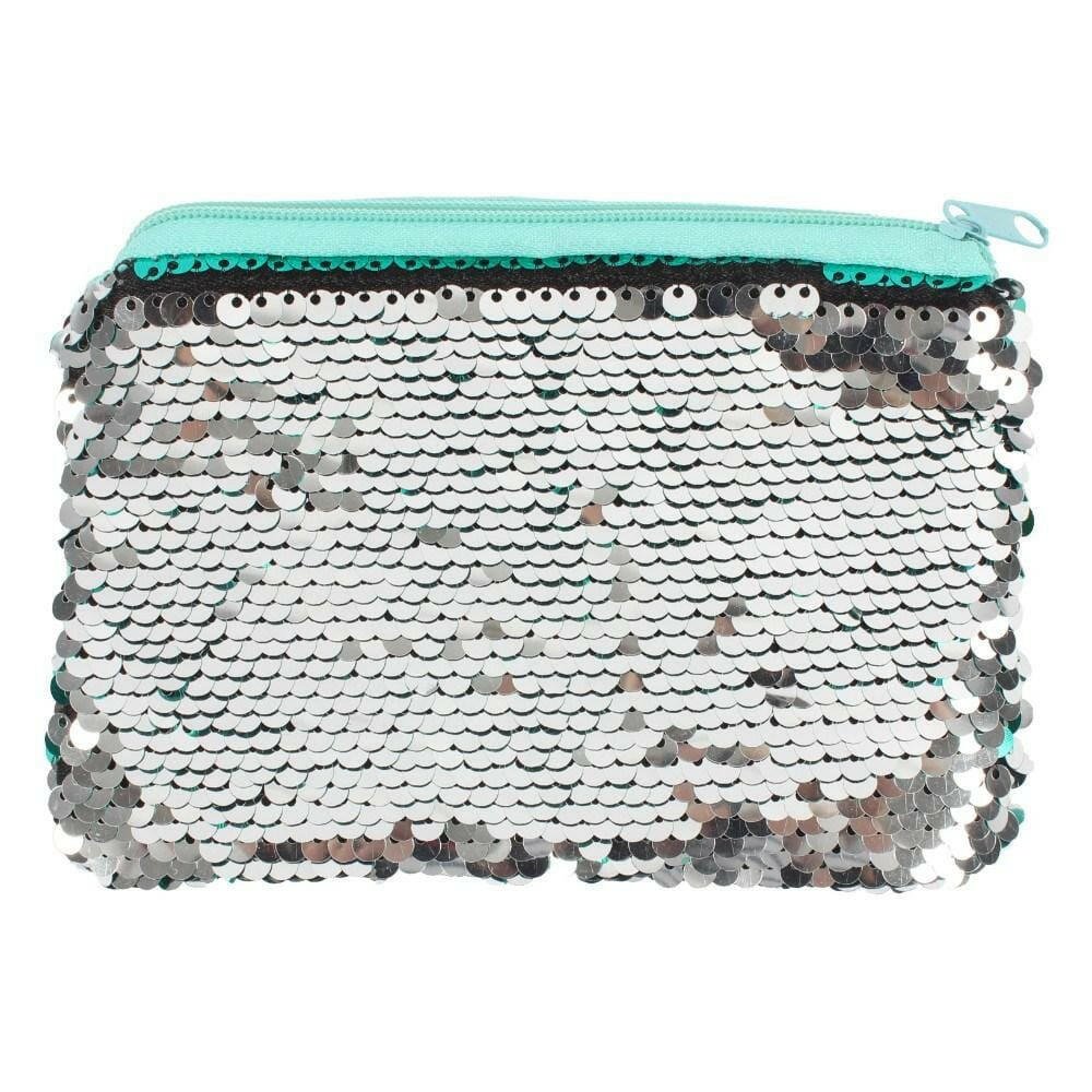 Reversible Sequins Mermaid Coin Purse with a Zip Closure by Jones Home & Gifts