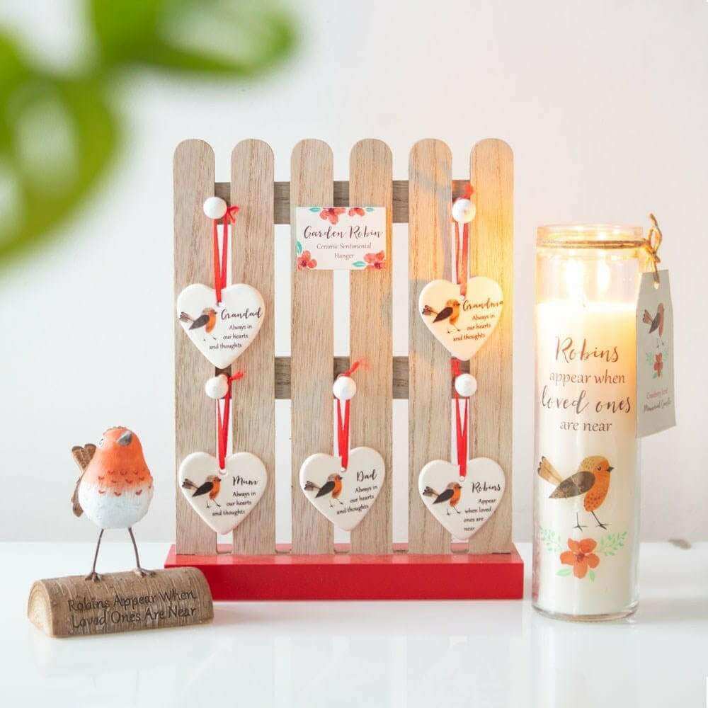 The Fashion Gift Shop: Robins Appear Resin Ornament Meaningful Keepsake Gift by Jones Home & Gifts, Ornaments