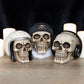 Skull Ornament Wearing a Beanie Hat with Crossbones Design - Skulls by Spirit of equinox