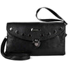 Superb Quality Womens Clutch Evening Small Handbag Ladies Shoulder Bag - Black