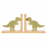 The Fashion Gift Shop: T - Rex Dinosaur Green Bookends by Sass and Belle, Wall Hooks & Drawers
