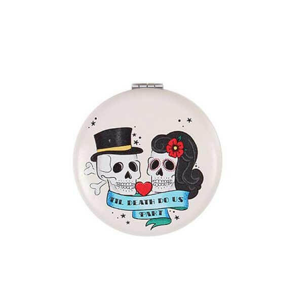 The Fashion Gift Shop: Tattoo Compact Mirrors, Illustrations Inspired Classic Tattoos by Jones Home & Gifts, Compact Mirror