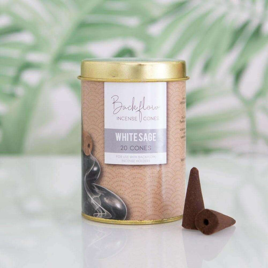 The Fashion Gift Shop: Tin of 20 Jumbo Long Lasting Backflow Cones for Backflow Burners by Elements, Backflow Cones