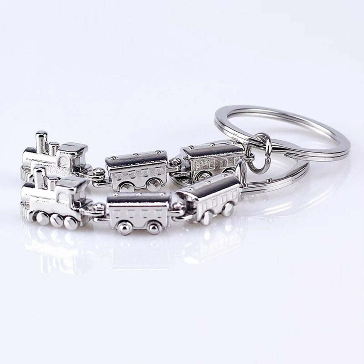 The Fashion Gift Shop: Locomotive Train With Carriages Keyring Gift by Fashion Accessories, Bag Charms & Keyrings