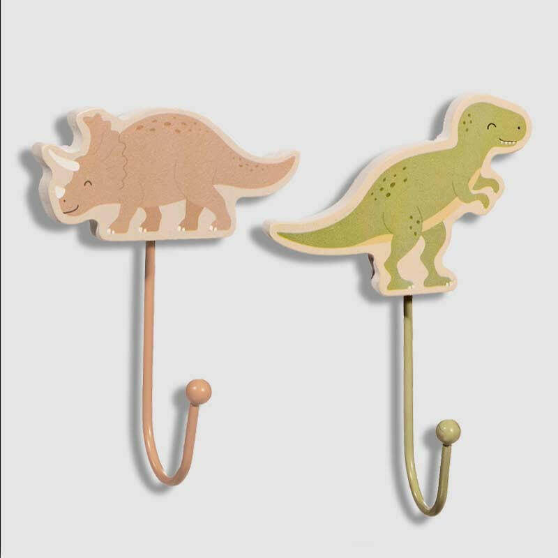 The Fashion Gift Shop: Triceratops Dinosaur Bedroom Wall Hooks by Sass and Belle, Wall Hooks & Drawers