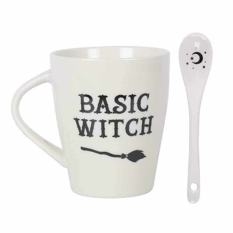 The Fashion Gift Shop: Witches Brew Morning Potion Hocus Pocus Mugs with Spoons by Spirit of equinox, Mugs and Cups