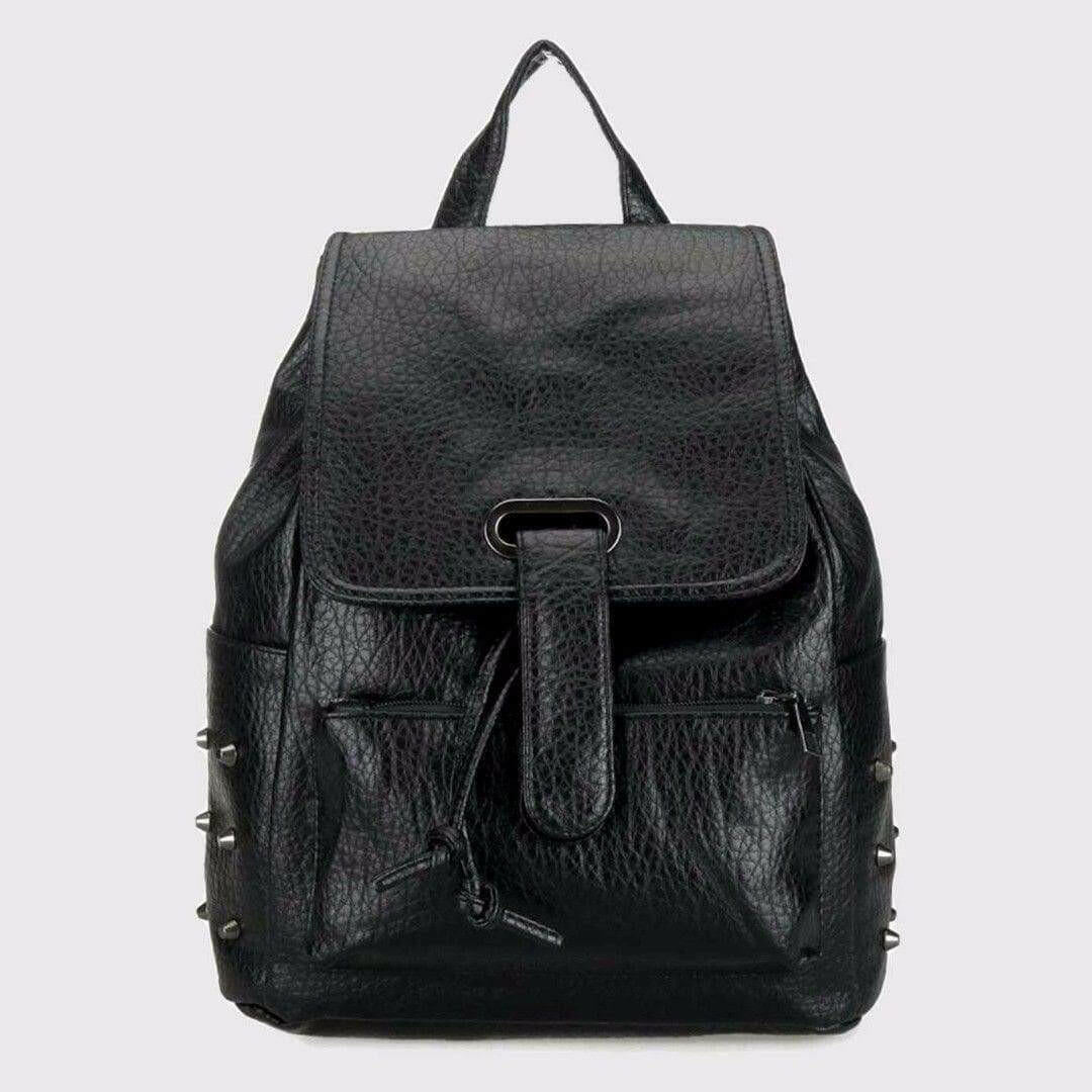 The Fashion Gift Shop: Womens Girls Leather Style Quality Backpack School Work Rucksack Stud Fashion by Fashion Accessories,