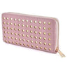 Womens Love Heart Laser Cut Purse Long Wallet High Quality Perfect Gifts - Pink
