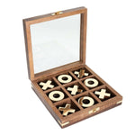 Wooden Tic Tac Toe Retro Game and Puzzles by Harvey Makin - Games & Puzzles by Harvey Makin