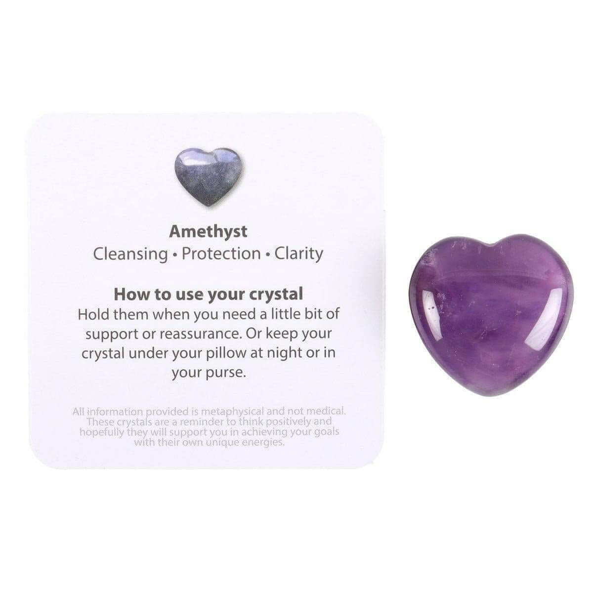 The Fashion Gift Shop: You Are Special to Me Amethyst Crystal Heart Gift Bag by Spirit of equinox, Lucky Crystals
