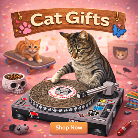 Cool for Cats Turntable Scratching Cat Toy – Fun & Furniture-Saver - The Fashion Gift Shop