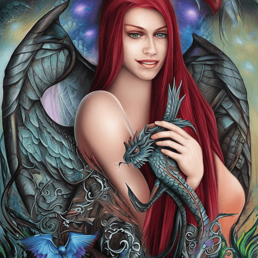 Whimsy and Wonder: The Enchanting Artistry of Anne Stokes’ Dragon-Themed Canvas Wall Art - The Fashion Gift Shop