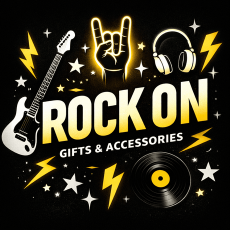 Rock On - The Rock 'n' Roll Product Collection including Rock-on Headphone stand. - The Fashion Gift Shop