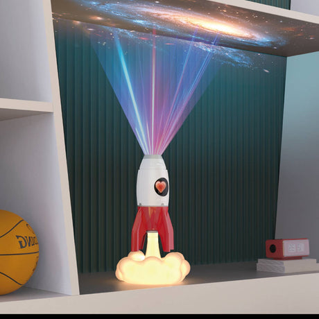 The Fashion Gift Shop: Steepletone Rocket 3 - in - 1 Bedside Light, Digital Clock & Ceiling Projector by Steepletone UK Ltd, Night Lights & Ambient Lighting
