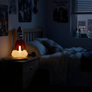The Fashion Gift Shop: Steepletone Rocket 3 - in - 1 Bedside Light, Digital Clock & Ceiling Projector by Steepletone UK Ltd, Night Lights & Ambient Lighting