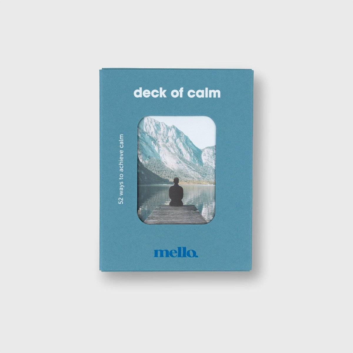 Deck of Calm - Mello Self - Help Deck of Cards - The Fashion Gift Shop Calm Cards by Mello