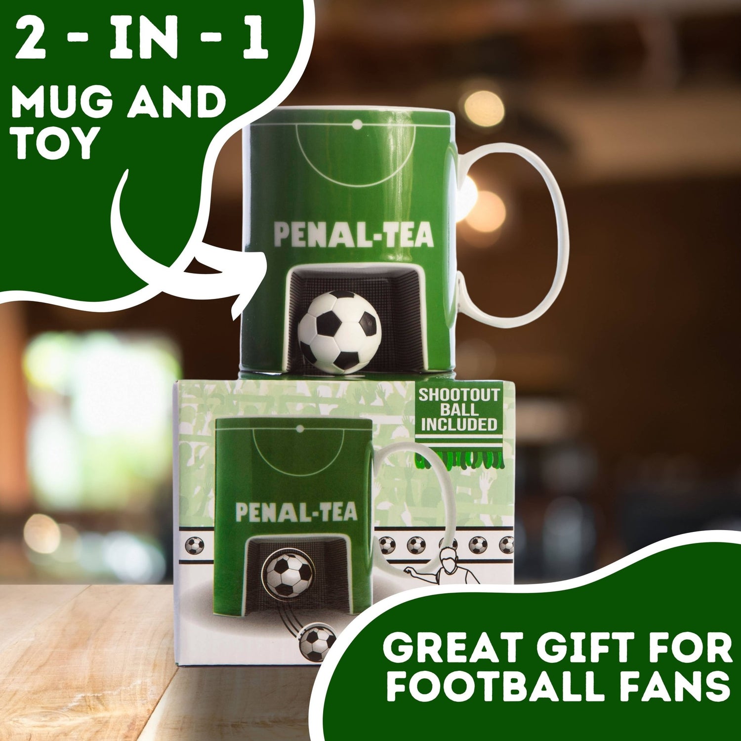 The Fashion Gift Shop: Boxer Gifts - Football Gift Mug - Penal - Tea - Novelty Men's Gifts by Boxer Gifts, Mugs & Cups