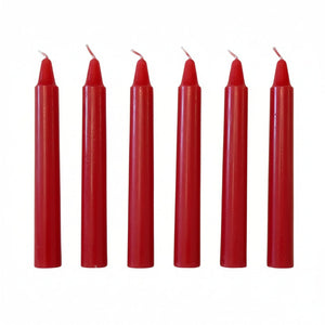 The Fashion Gift Shop: Red Spell Candles for Love, Passion & Protection – Pack of 6 by Crystal Magick, Spell Candles