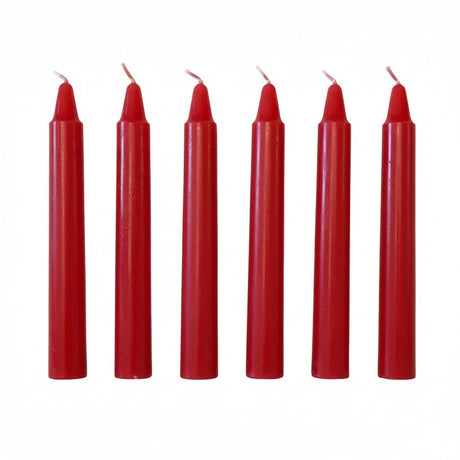 The Fashion Gift Shop: Red Spell Candles for Love, Passion & Protection – Pack of 6 by Crystal Magick, Spell Candles