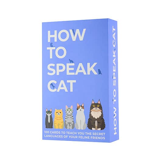 The Fashion Gift Shop: How To Speak Cat Card Deck | Fun Gift for Cat Lovers by Gift Republic, Gifts for Cat Lovers