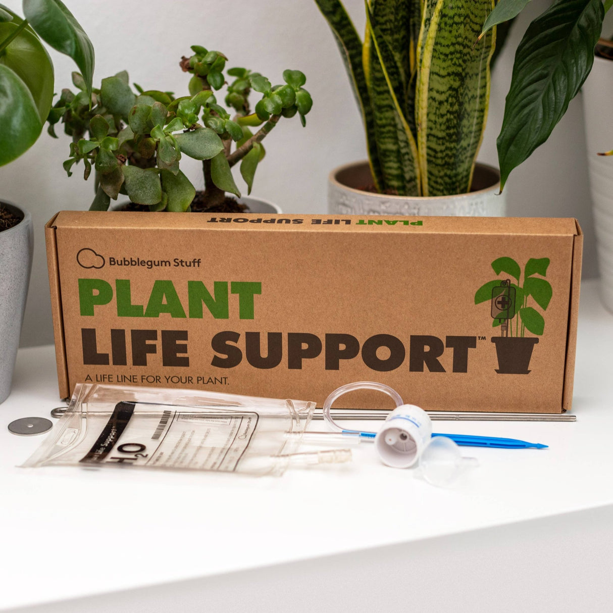 The Fashion Gift Shop: Plant Life Support | Plant Self - Water | Automatic waterer for plants by Bubblegum Stuff UK,