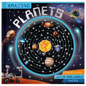 The Fashion Gift Shop: Amazing Planets by Patrick Bishop, Explore space, touch - and - feel confetti globe by Make Believe Ideas, Activity Books