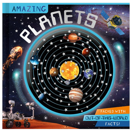 The Fashion Gift Shop: Amazing Planets by Patrick Bishop, Explore space, touch - and - feel confetti globe by Make Believe Ideas, Activity Books