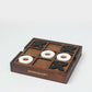 Tic-Tac-Toe - Iron &amp; Glory Wooden Noughts &amp; Crosses.  Iron and Glory  The Fashion Gift Shop .