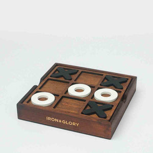 The Fashion Gift Shop: Tic - Tac - Toe - Iron & Glory Wooden Noughts & Crosses Game by Iron and Glory, Games & Puzzles