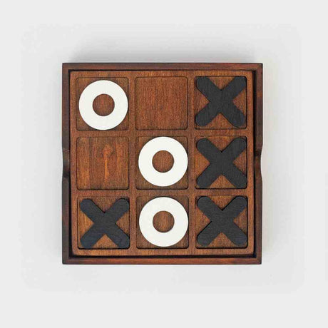 The Fashion Gift Shop: Tic - Tac - Toe - Iron & Glory Wooden Noughts & Crosses Game by Iron and Glory, Games & Puzzles