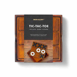 The Fashion Gift Shop: Tic - Tac - Toe - Iron & Glory Wooden Noughts & Crosses Game by Iron and Glory, Games & Puzzles