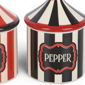 Circus Tent Salt and Pepper Shakers