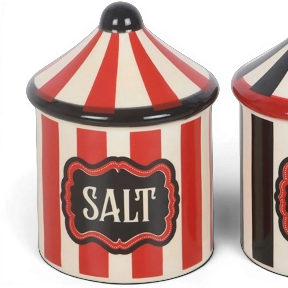 Circus Tent Salt and Pepper Shakers