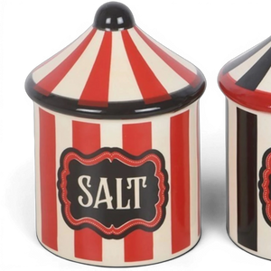 Circus Tent Salt and Pepper Shakers
