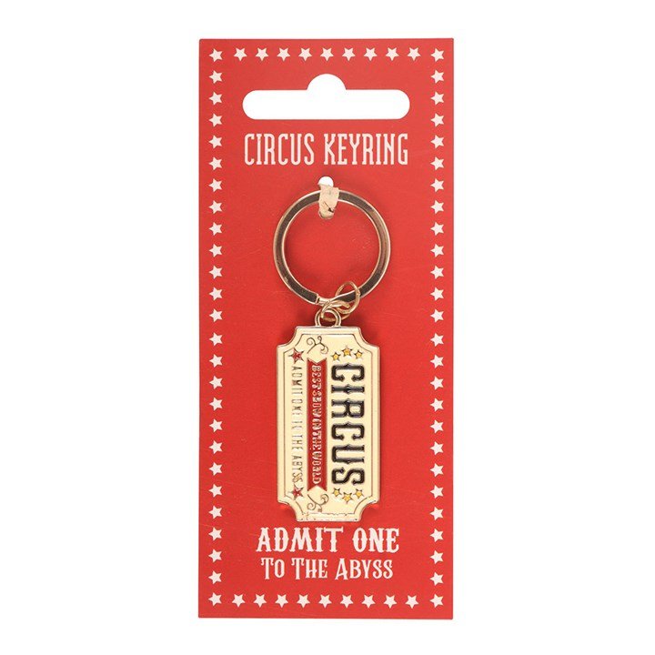 Admit One To The Abyss Ticket Keyring