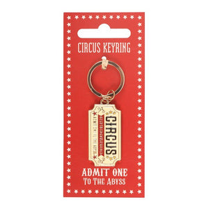 Admit One To The Abyss Ticket Keyring