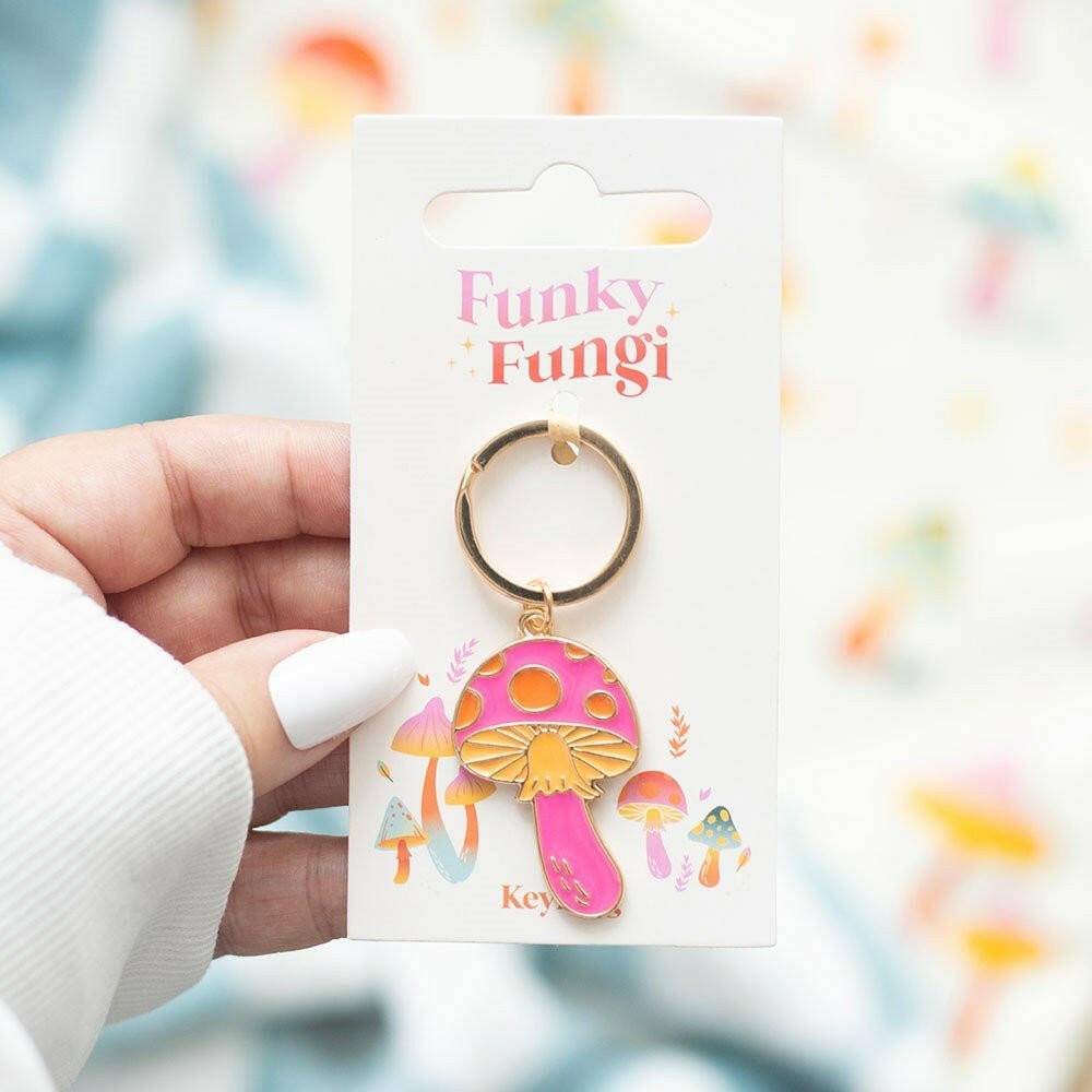 Funky Fungi Mushroom Keyring  Jones Home & Gifts  The Fashion Gift Shop .