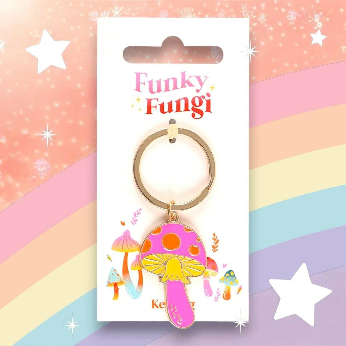 Funky Fungi Mushroom Keyring  Jones Home & Gifts  The Fashion Gift Shop .