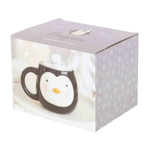 The Fashion Gift Shop: Penguin Mug and Socks Gift Set, Cute Winter Coco, Coffee Mugs by Jones Home & Gifts, Mugs and Cups