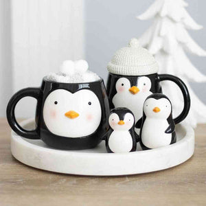 The Fashion Gift Shop: Penguin Mug and Socks Gift Set, Cute Winter Coco, Coffee Mugs by Jones Home & Gifts, Mugs and Cups