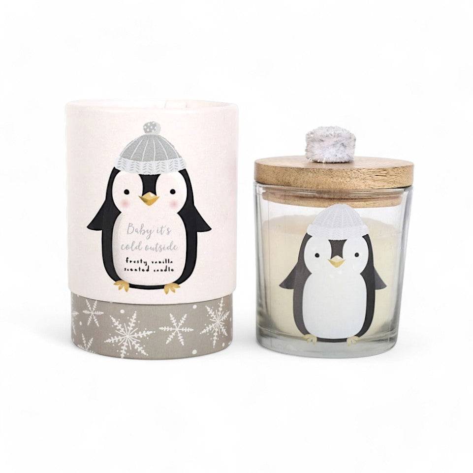 Frosty Vanilla Penguin Candle, Home Fragrance Boxed Candles  Jones Home & Gifts  The Fashion Gift Shop.