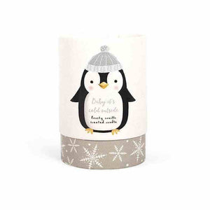 Frosty Vanilla Penguin Candle, Home Fragrance Boxed Candles Pompom