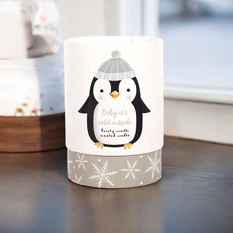 Frosty Vanilla Penguin Candle, Home Fragrance Boxed Candles  Jones Home & Gifts  The Fashion Gift Shop.