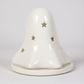 Halloween Ceramic Dual Ghost Tealight Holder and Incense Cone Plate