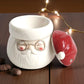Santa Claus Wax Melt Burner – Ceramic Christmas Oil Warmer for Holiday Aromatherapy