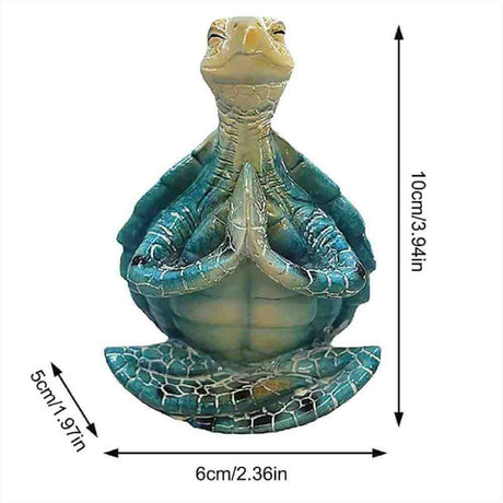 The Fashion Gift Shop: Sea Turtle Figurine Peacefulness Yoga Meditating by Fashion Accessories, Ornaments