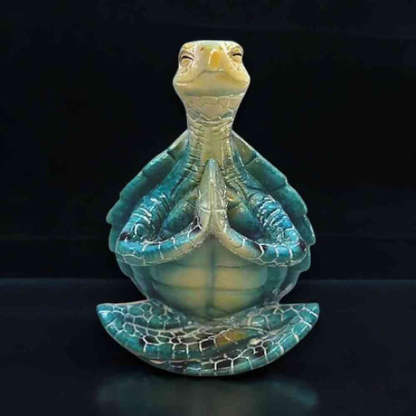 The Fashion Gift Shop: Sea Turtle Figurine Peacefulness Yoga Meditating by Fashion Accessories, Ornaments