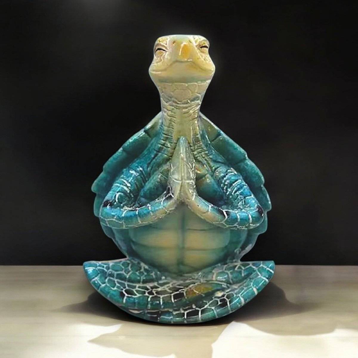 Sea Turtle Figurine Peacefulness Yoga Meditating  Fashion Accessories  The Fashion Gift Shop .