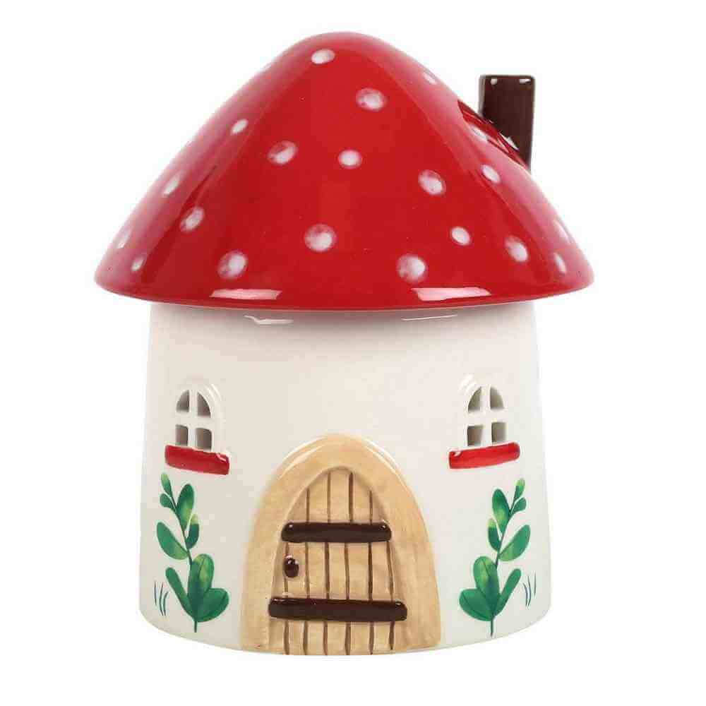 Mushroom House Oil Burner and Wax Warmer by Jones Home & Gifts